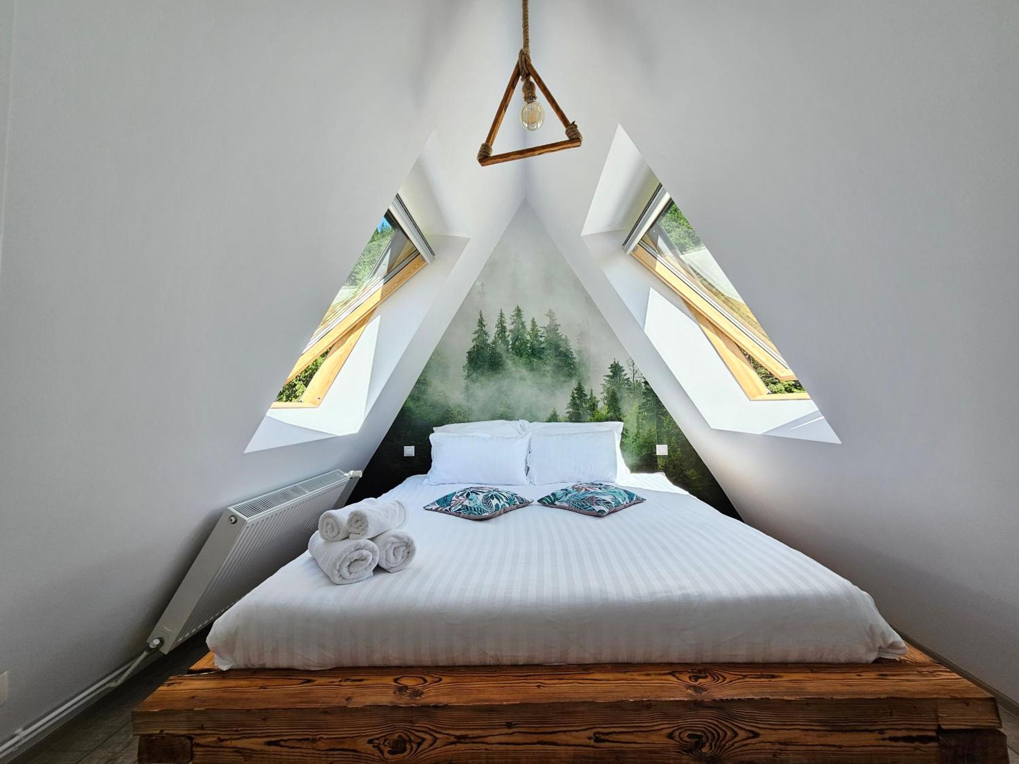 Cabana Cozy Cabin A Frame Topliţa エクステリア 写真