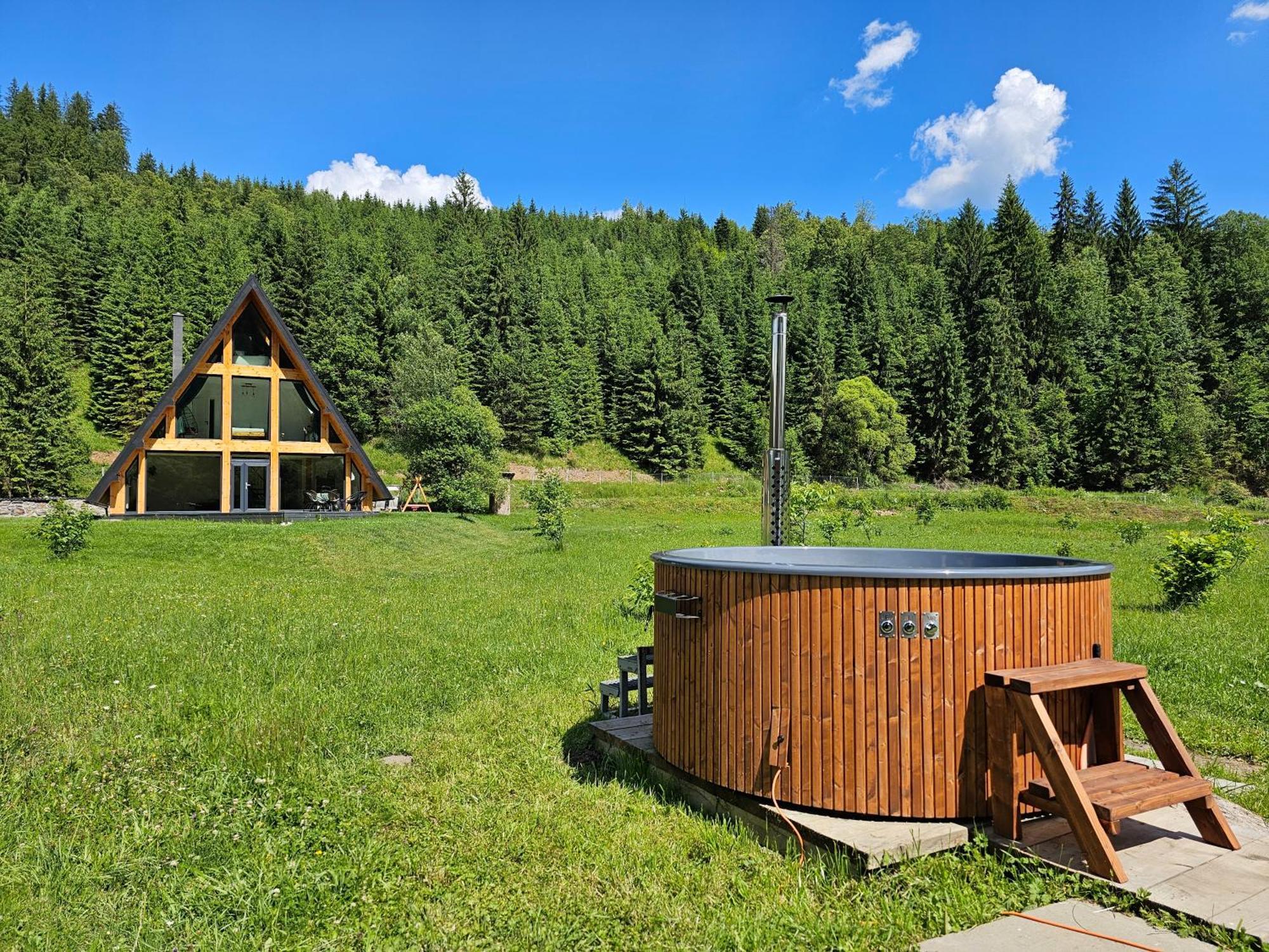 Cabana Cozy Cabin A Frame Topliţa エクステリア 写真