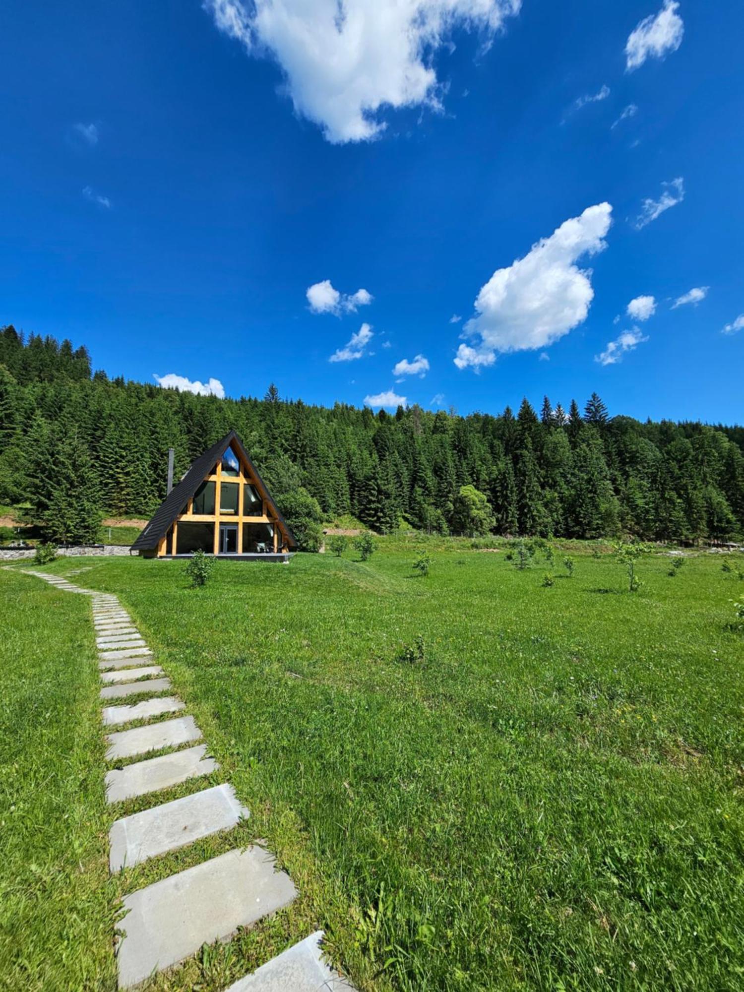 Cabana Cozy Cabin A Frame Topliţa エクステリア 写真