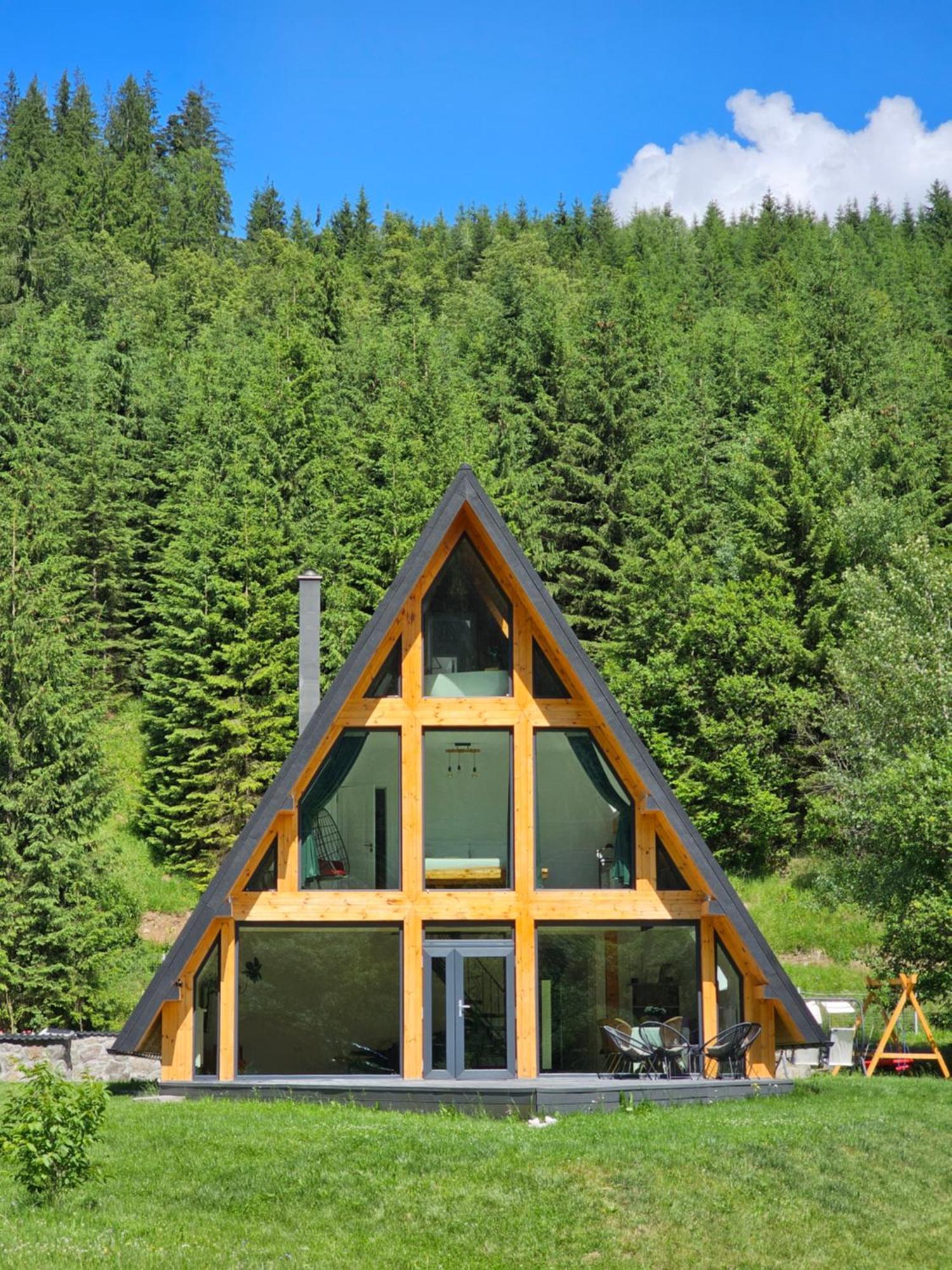 Cabana Cozy Cabin A Frame Topliţa エクステリア 写真