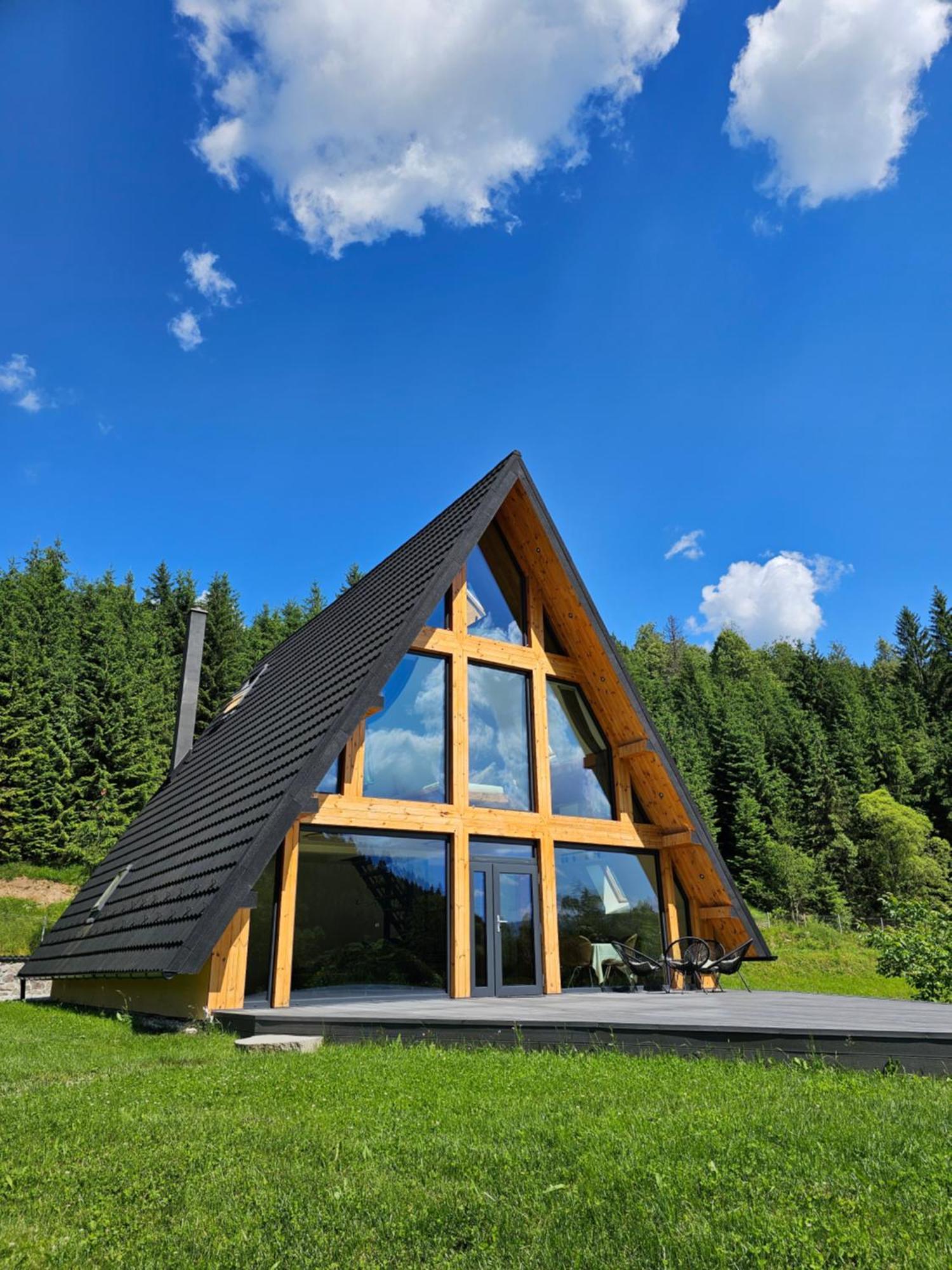 Cabana Cozy Cabin A Frame Topliţa エクステリア 写真