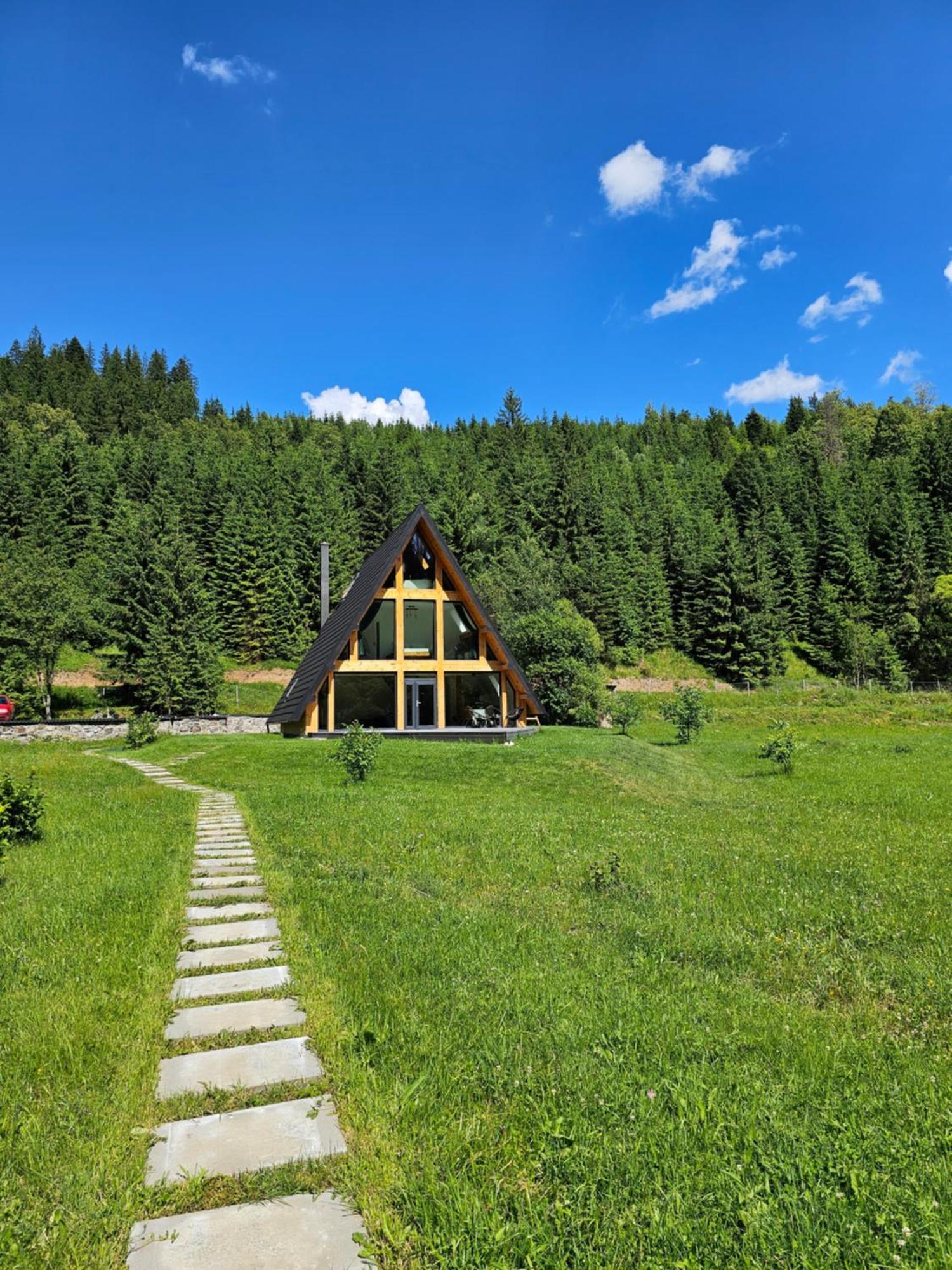 Cabana Cozy Cabin A Frame Topliţa エクステリア 写真