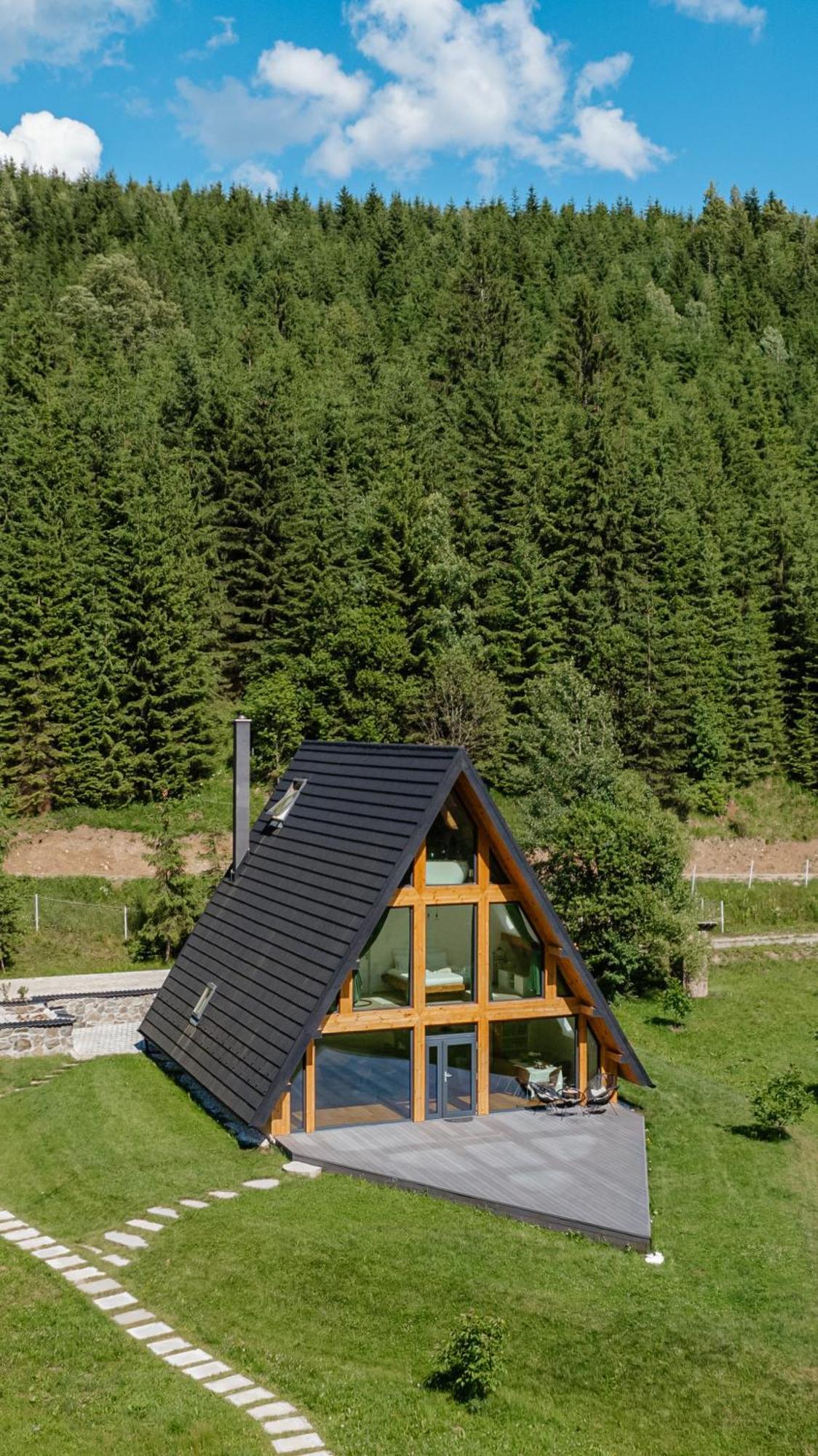 Cabana Cozy Cabin A Frame Topliţa エクステリア 写真